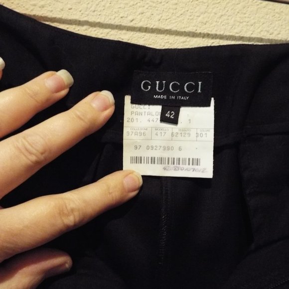 Gucci Black Pant Suit Women's Size 42 - Picture 10 of 12